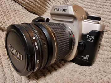 Canon EOS 50E set – 28-85mm + 70-300mm lens + tas & accessrs beschikbaar voor biedingen