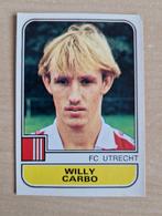 Panini Voetbal 82 Willy Carbo FC Utrecht, Ophalen of Verzenden, Zo goed als nieuw