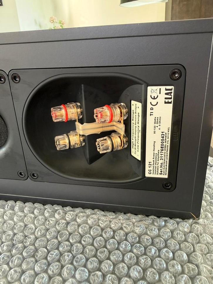 Elac speaker + center set, Audio, Tv en Foto, Luidsprekers, 120 watt of meer, Overige merken, Ophalen of Verzenden