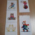 5 borduurtjes, om mee te knutselen, Hobby en Vrije tijd, Knutselen, Ophalen of Verzenden, Materiaal