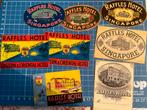 Raffles hotel stickers, Ophalen of Verzenden