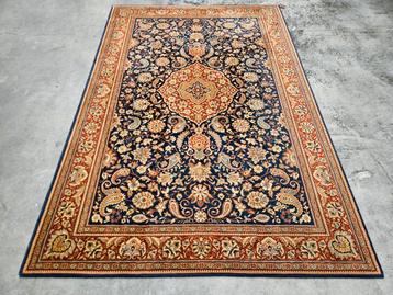 Vintage oosters wol Mashad vloerkleed blue 199x305cm beschikbaar voor biedingen
