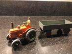 Dinky Toys nr 301 Field Marshall Tractor incl aanhangwagen, Antiek en Kunst, Antiek | Speelgoed, Ophalen of Verzenden