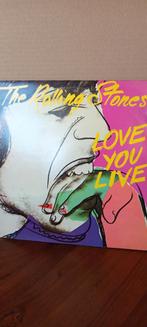 ELPEE ROLLIN STONES ,LOVE YOU LIVE, Cd's en Dvd's, Vinyl | Rock, Gebruikt, Ophalen of Verzenden