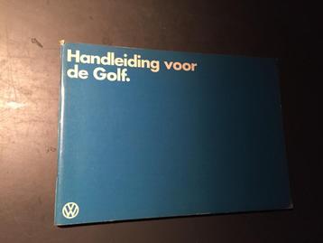 Instructieboekje Volkswagen GOLF 1980 beschikbaar voor biedingen