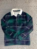 Geruite jas met teddy kraag, Maat 48/50 (M), Ophalen of Verzenden, Zo goed als nieuw, Groen