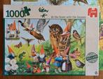 Legpuzzel 1000 stukjes At the forest with the gnomes, Ophalen of Verzenden, Gebruikt