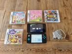 Nintendo 2DS XL Blauw + 4 Games, Spelcomputers en Games, Spelcomputers | Nintendo 2DS en 3DS, Met games, Blauw, 2DS, Ophalen of Verzenden