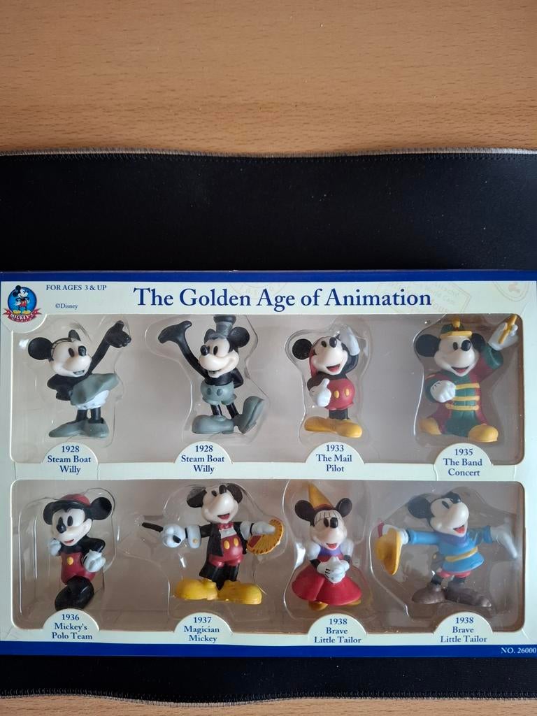 The golden age of animation, Verzamelen, Disney, Ophalen of Verzenden, Mickey Mouse, Beeldje of Figuurtje