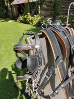 Enkelspan tuig Shetlander ideal Equistrain leathertech, Dieren en Toebehoren, Paarden en Pony's | Hoofdstellen en Tuigage, Ophalen