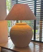 Grote Kruiklamp Beige/Crème met Kap, Huis en Inrichting, Ophalen, Landelijk, rustiek, japandi, Gebruikt, 75 cm of meer