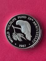 Cayman Isl. 5 Dollars 1987 Proof 0,925 zilver 28.28 grams, Ophalen of Verzenden, Midden-Amerika, Zilver