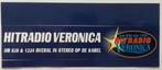 Radio Veronica sticker hitradio overal in stereo op de kabel, Ophalen of Verzenden, Nieuw, Overige typen