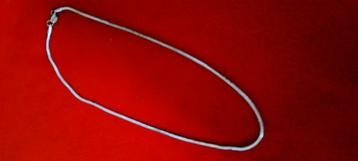 Zilveren halsketting  beschikbaar voor biedingen