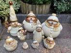 Sneeuwpoppen kerst familie, Ophalen, Gebruikt