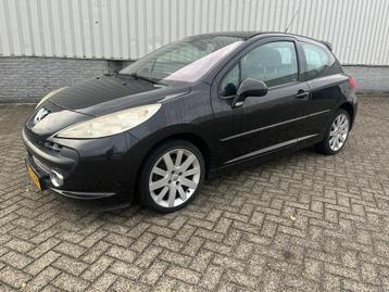 Peugeot 207 1.6 16V 3DRS 2006 Zwart beschikbaar voor biedingen