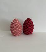 Twee gezellige decoratieve glitter dennenappels kerst, Kerst, Gebruikt, Kerst, Ophalen of Verzenden