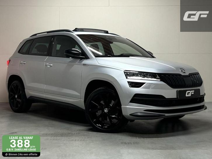Skoda Karoq 1.5 TSI ACT Sportline Pano ACC Sfeer Canton Trek, Auto's, Skoda, Bedrijf, Te koop, Karoq, ABS, Achteruitrijcamera