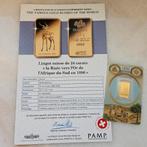 2.5 gram 999.9 goudbaar pamp goldrush, Ophalen of Verzenden, Goud