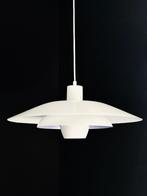 Jeka Metaltryk hanglamp wit met paars, Harry Banninklaan 102, 2652NB, Berkel en Rodenrijs, Verkoop@scandinavischelampen.nl, Ophalen of Verzenden