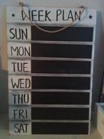 Memobord / weekplanner, Huis en Inrichting, Woonaccessoires | Memoborden, Ophalen of Verzenden, Zo goed als nieuw, Krijtbord