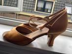 Diamant Gouden tango Dansschoenen Maat 5 - 38, Kleding | Dames, Schoenen, Ophalen of Verzenden, Gedragen, Bruin, Dansschoenen
