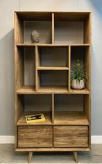 Zeer mooie retro teakhouten boekenkast (3 kasten), Huis en Inrichting, Ophalen, Teakhout, 50 tot 100 cm, Zo goed als nieuw