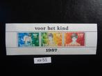 nl antillen - blok voor het kind / postfris 1987 (xx-51), Postzegels en Munten, Postzegels | Nederlandse Antillen en Aruba, Ophalen of Verzenden