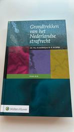 Grondtrekken van het Nederlandse strafrecht 9789013175851, Ophalen of Verzenden, Zo goed als nieuw, Overige wetenschappen