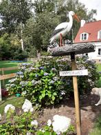 Geboortebord Ooievaar te huur, Kinderen en Baby's, Ophalen, Gebruikt, Geboortebord