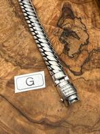 “BEN” Buddha to Buddha 24cm maat: G “GEPOLIJST”, Ophalen of Verzenden, Zo goed als nieuw, Zilver, Zilver