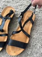 Leren sandalettes merk Yokono mt 38, Kleding | Dames, Schoenen, Zwart, Zo goed als nieuw, Yokono, Sandalen of Muiltjes