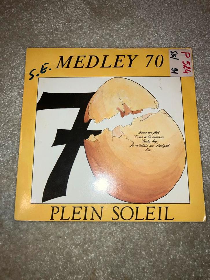 Plein Soleil – Medley 70, Cd's en Dvd's, Vinyl Singles, Gebruikt, Wereldmuziek, 7 inch, Ophalen of Verzenden