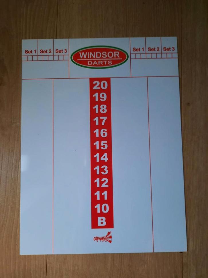 Dartbord Scorebord - Whiteboard (30x40cm), Sport en Fitness, Darts, Zo goed als nieuw, Overige typen, Ophalen