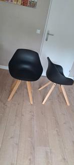 4 eetkamerstoelen  Eijerkamp eettafelstoelen, Huis en Inrichting, Stoelen, Ophalen, Gebruikt, Zwart, Vier