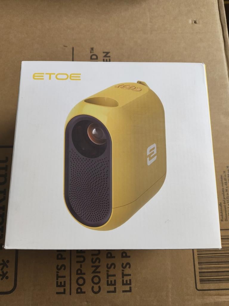 Etoe A1121 Mini Beamer - Compact en Draagbaar, Audio, Tv en Foto, Beamers, Gebruikt, Ophalen of Verzenden, Overige resoluties