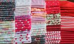 Partij Quilt/hobbylapjes 100stuks van 10x10cm Pakket 1, Overige materialen, Overige kleuren, Nieuw, Ophalen of Verzenden