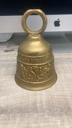 Bronzen luidklok 110 mm onder en 190 mm hoog ., Verzenden, Zo goed als nieuw