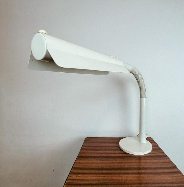 Hala Zeist bureaulamp 92 cm, 1975, Huis en Inrichting, Lampen | Tafellampen, Gebruikt, 75 cm of meer, Kunststof, Metaal, Ophalen of Verzenden