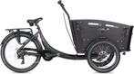 Vogue E- Superior 7dr zwart, 3-wiel bakfiets, Fietsen en Brommers, Fietsen | Bakfietsen, Nieuw, Overige merken, 4 kinderen of meer