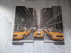 New York City Taxi 5 luik, 125 cm of meer, Ophalen of Verzenden, 75 cm of meer, Print