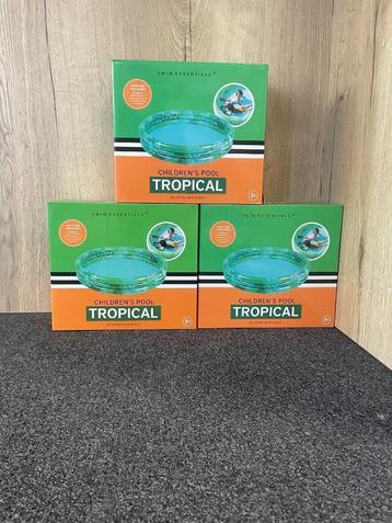 Swim Essentials Tropical zwembad (3 stuks) - NIEUW beschikbaar voor biedingen
