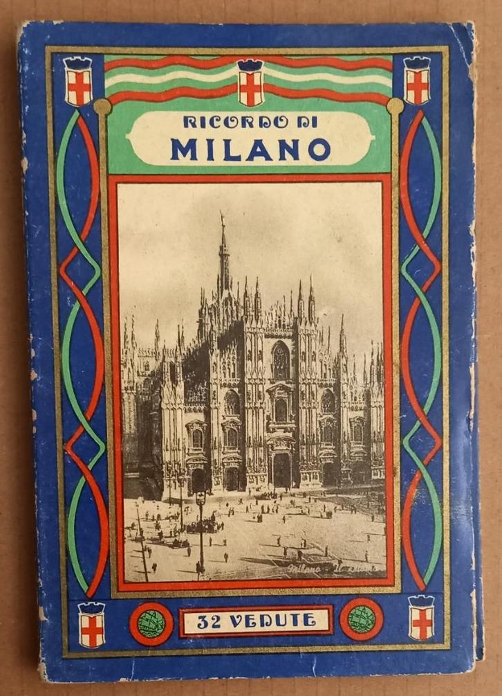 11577 Ricordo di Milano 32 Vedute Leporello Milaan Italië, Antiek en Kunst, Antiek | Boeken en Bijbels, Ophalen of Verzenden