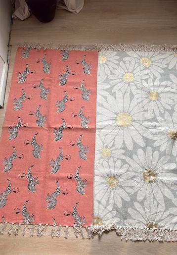 Kinderkamer kleedjes/tapijt 2st. - 1,2 m x 60 cm beschikbaar voor biedingen