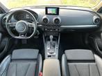 Audi A3 Limousine 1.4 TFSI CoD Ambition Automaat / 2x S-line, Auto's, Gebruikt, 150 pk, Leder en Stof, Zwart
