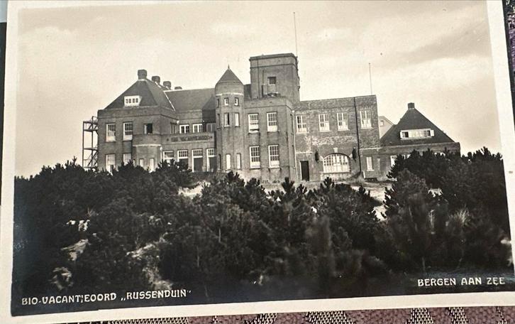 Oude Foto Bio-Vacantieoord Russenduin Bergen aan Zee, Antiek en Kunst, Antiek | Overige Antiek, Ophalen of Verzenden