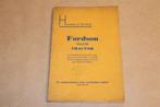 Handleiding Fordson Major Tractor - 1948 !!, Boeken, Ophalen of Verzenden, Zo goed als nieuw, Tractor en Landbouw