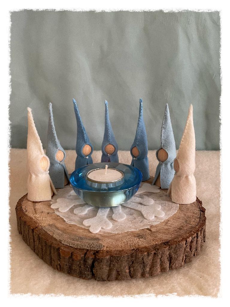 Winterkringetje, Hobby en Vrije tijd, Vilt, Ophalen of Verzenden, Nieuw, Gebruiksvoorwerp, Wolvilt