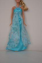 Barbie Steffi Love blauwe gala prinsessen Elsa-achtige jurk, Kinderen en Baby's, Speelgoed | Poppen, Ophalen of Verzenden, Zo goed als nieuw