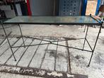 Aangeboden side table, Ophalen, 100 tot 150 cm, Zo goed als nieuw, Glas